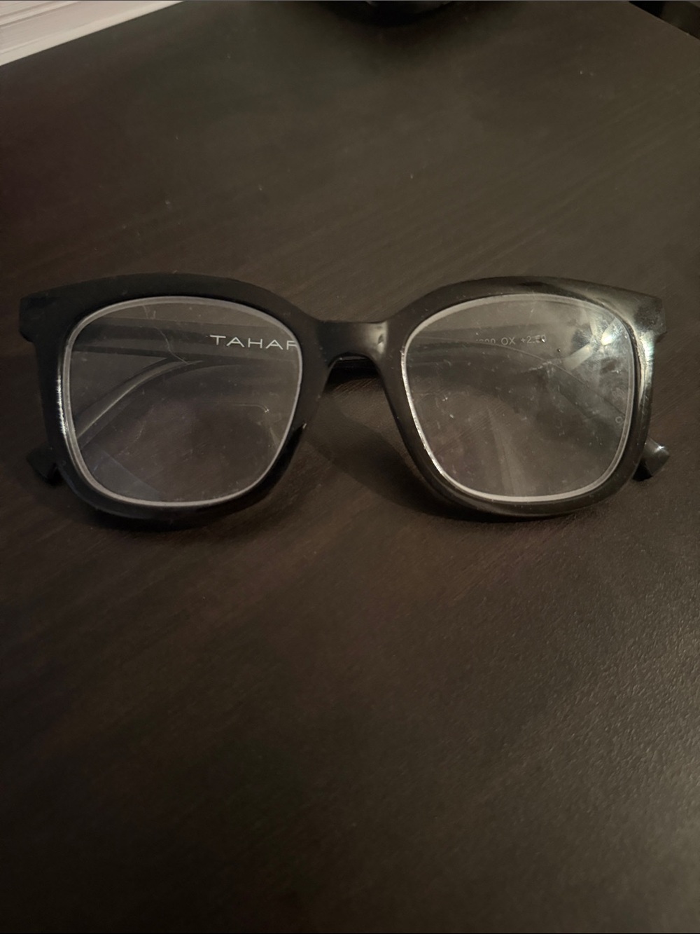 TAHARI Black Square Frame Eyeglasses